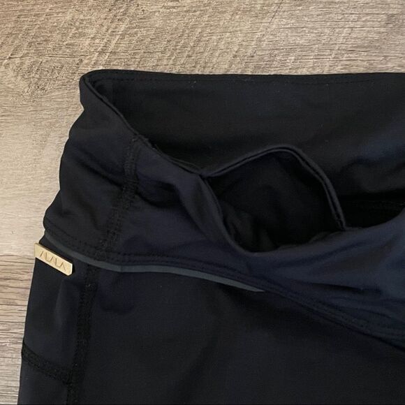 Alala Captain Black & Blue Sheer Mesh Athleisure Ankle Tight Leggings Size XS - Picture 11 of 12